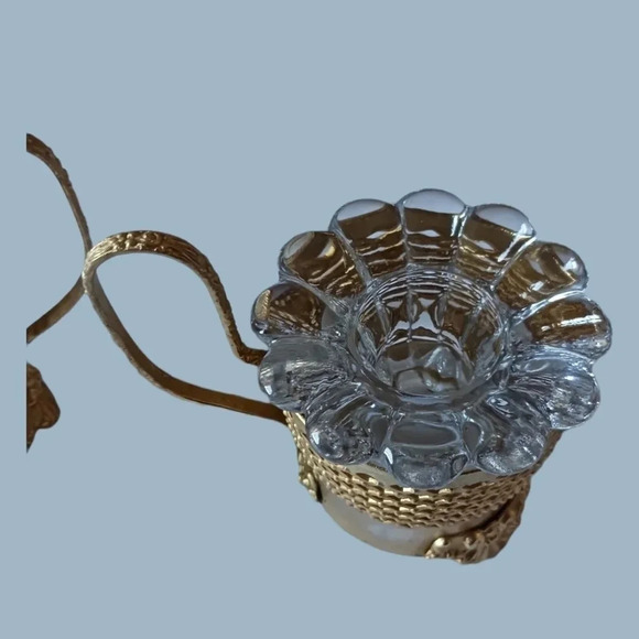 Set of 2 candle holder gold - Picture 5 of 8